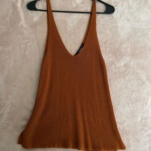 Knit Lowcut Tank Top